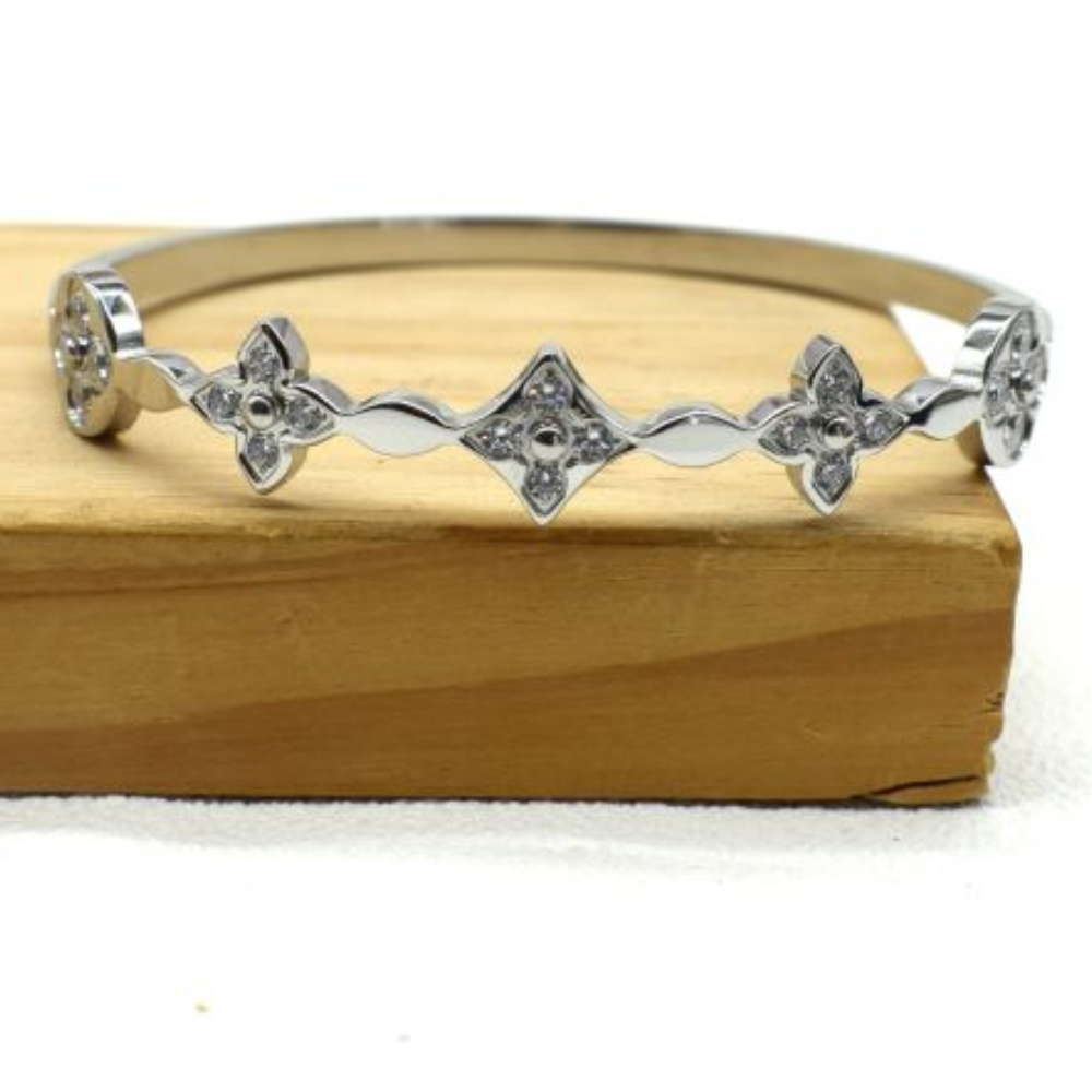 Bracelet Jonc Trèfle Chance