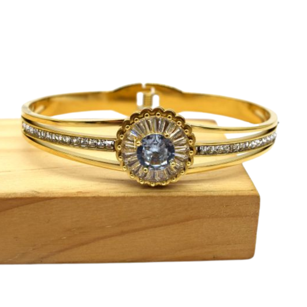 Bracelet Jonc Soleil Cristal