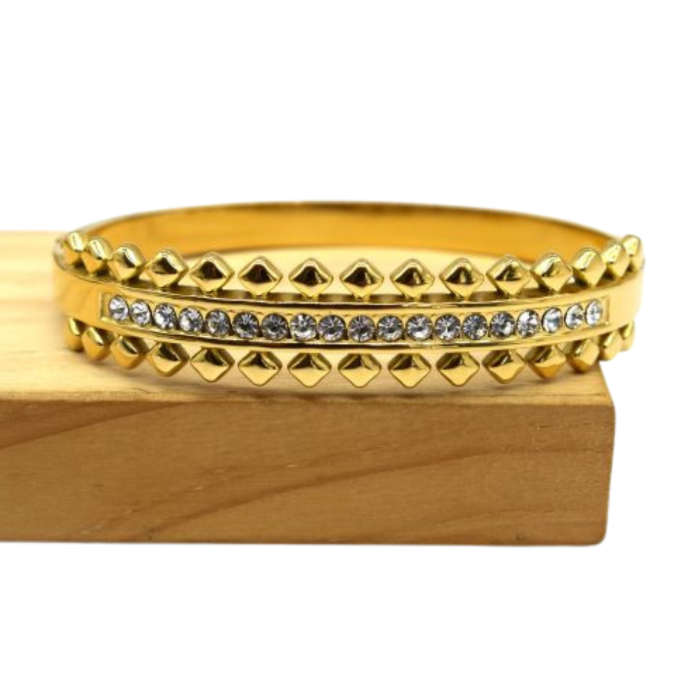 Bracelet Jonc Clou Strass