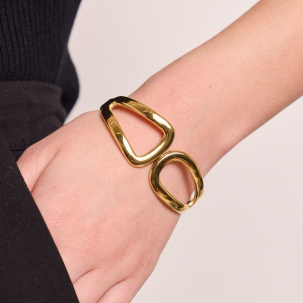 Bracelet Jonc Design Géométrique