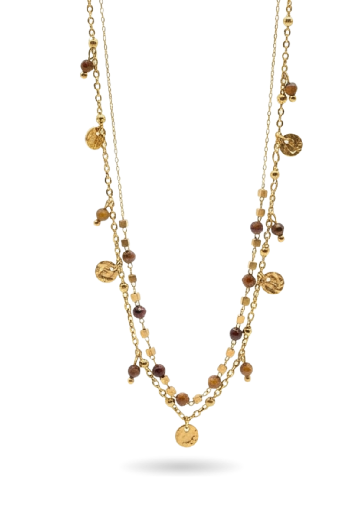 Collier Double Tendance Femme