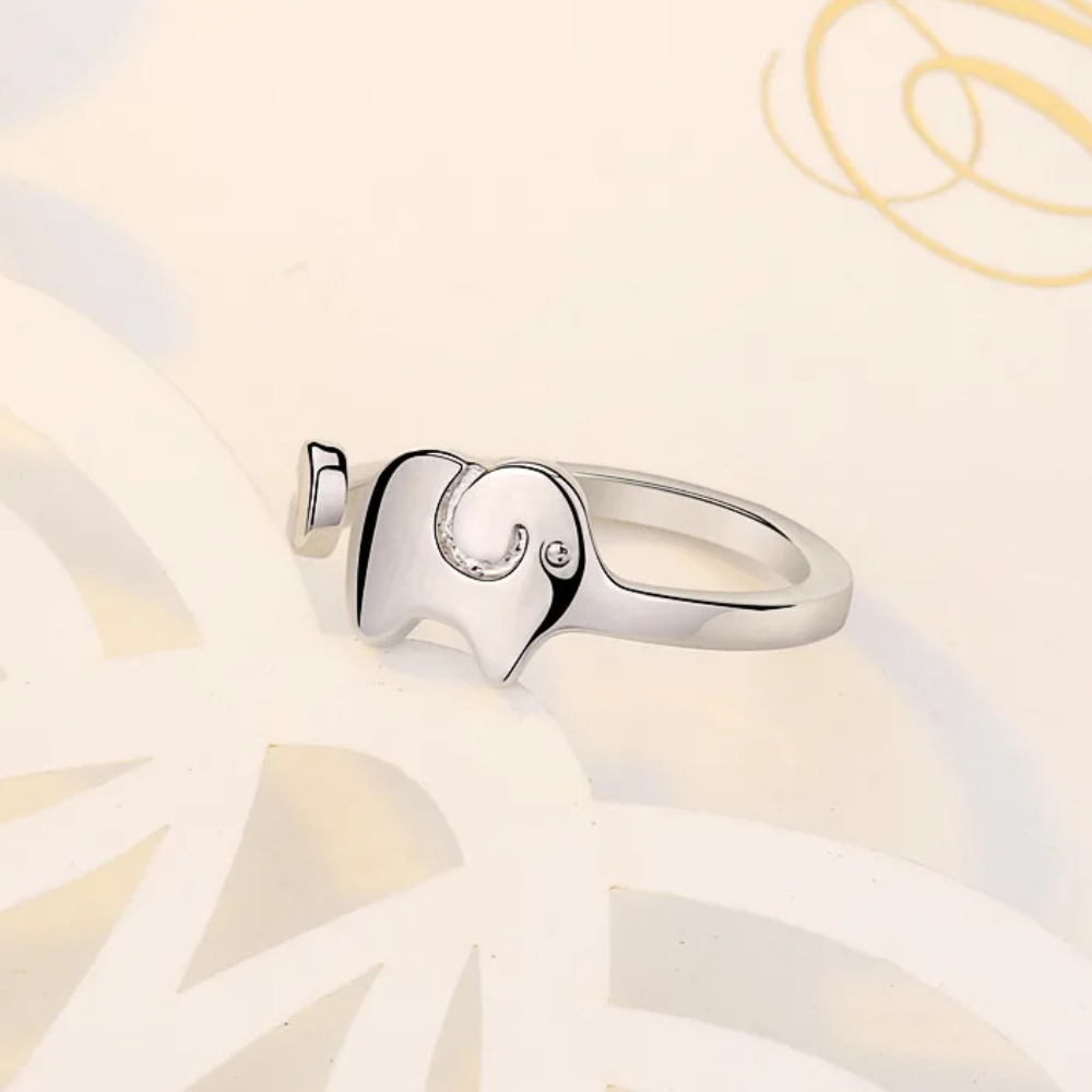 Bague Éléphant Argent anneau