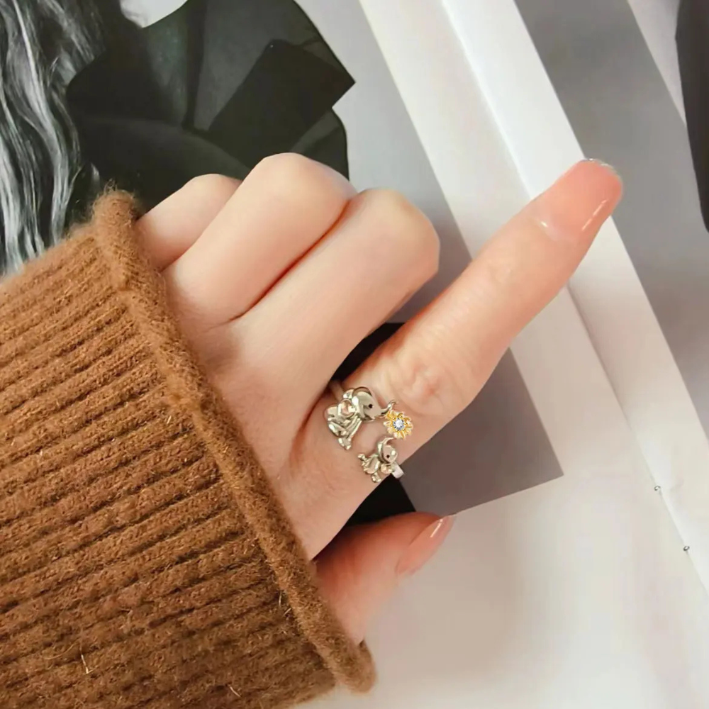 Bague Éléphant pas cher