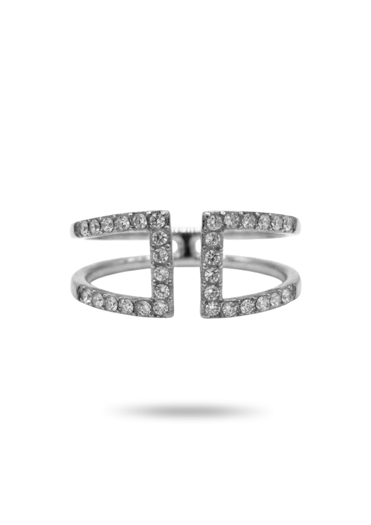 Bague Géométrique Strass femme