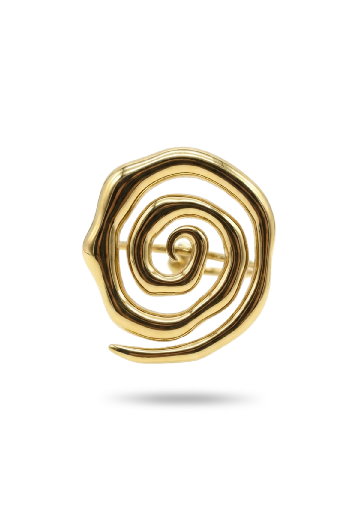 Bague Spirale Femme or
