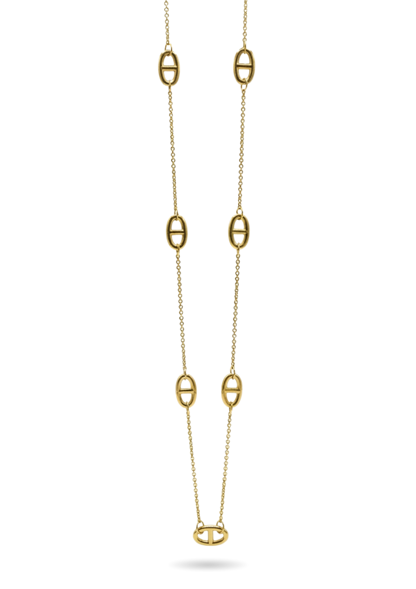 Sautoir Maille Marine Femme