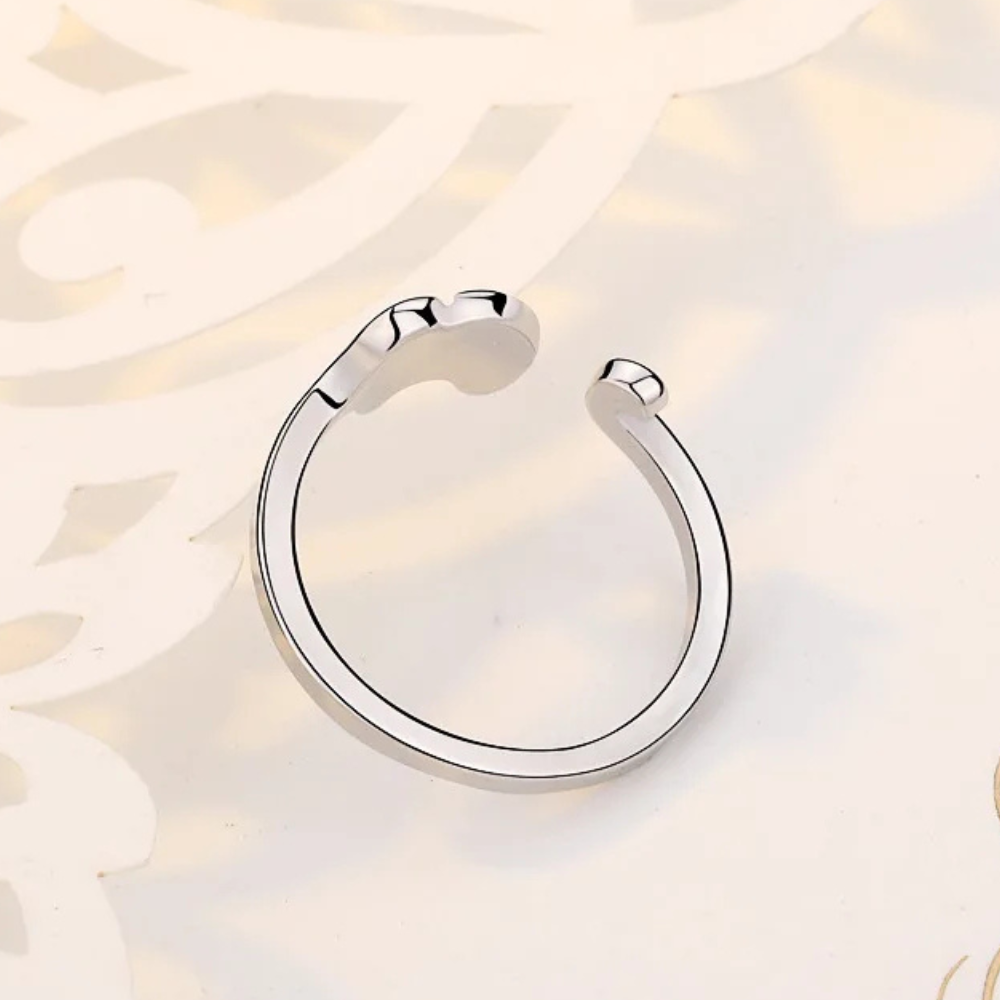 Bague Éléphant Argent reglable