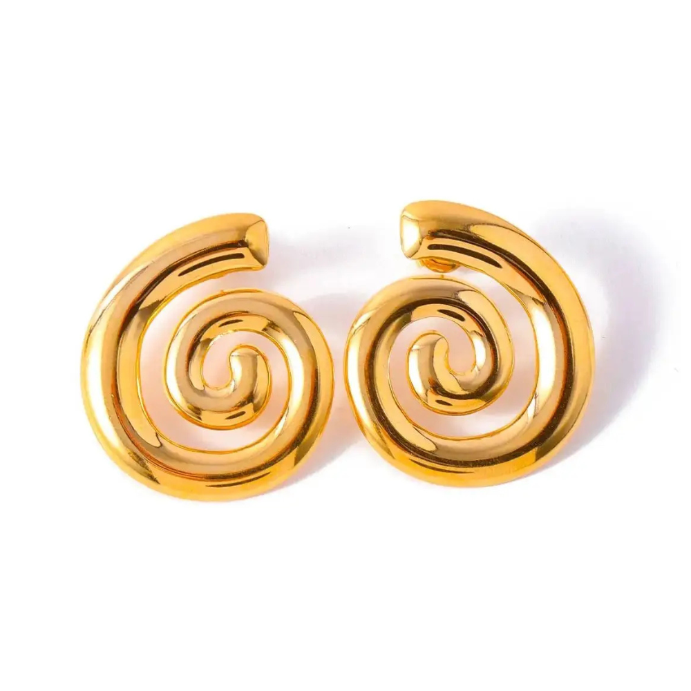 Boucles d'Oreilles Spirales