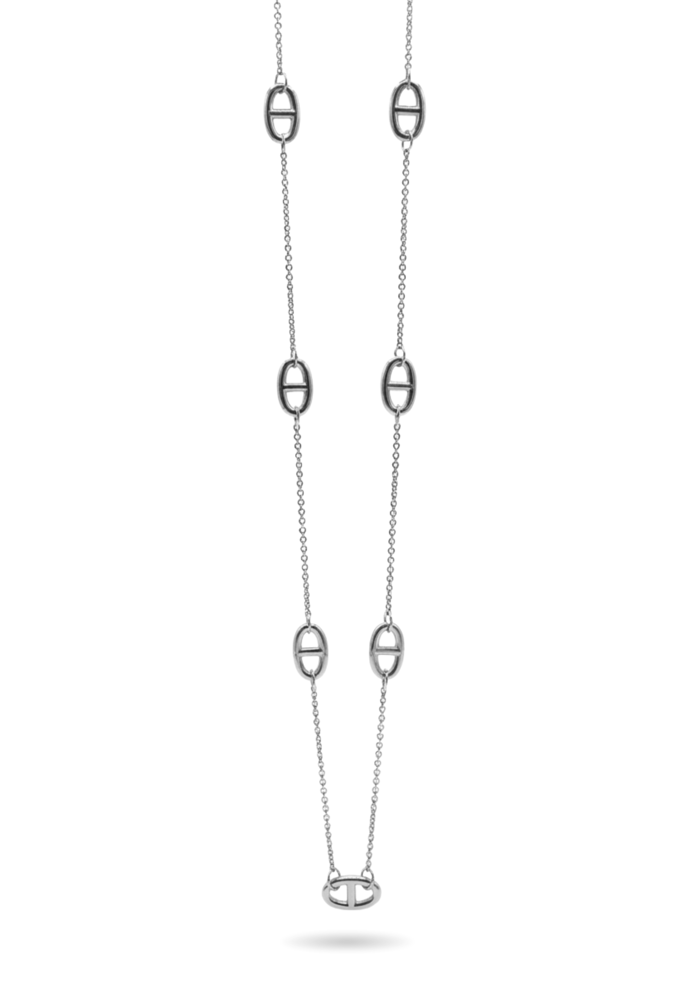 Sautoir Maille Marine Femme acier inoxydable