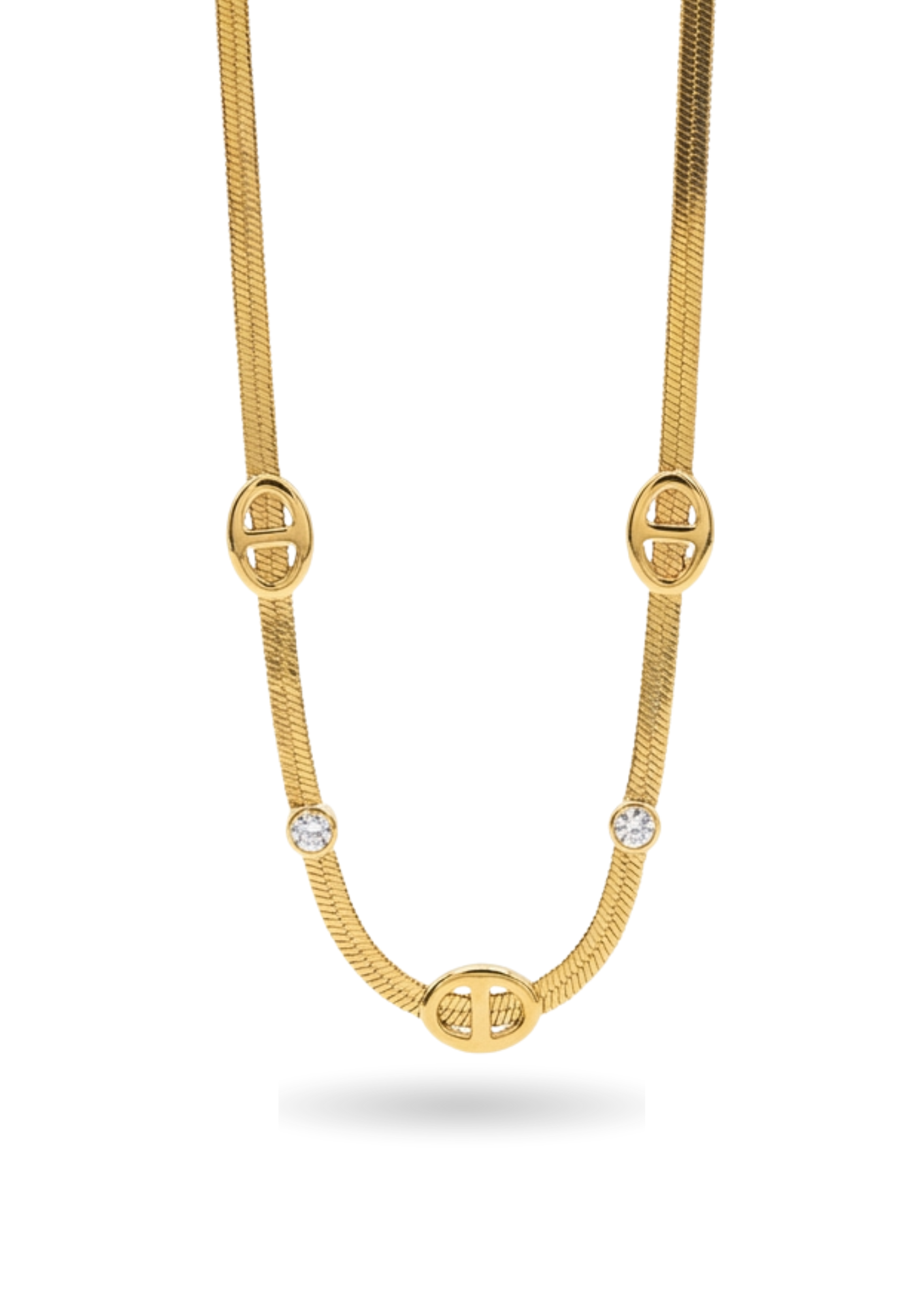 Collier Maille Marine Serpent