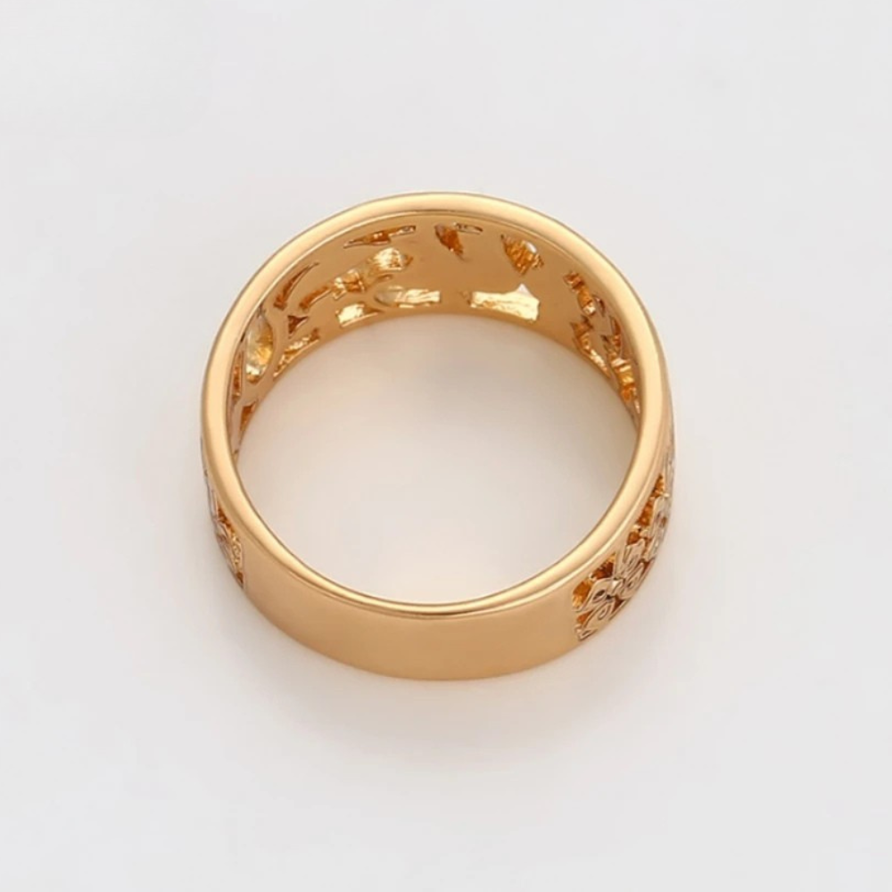 Bague Éléphant et Hibou or