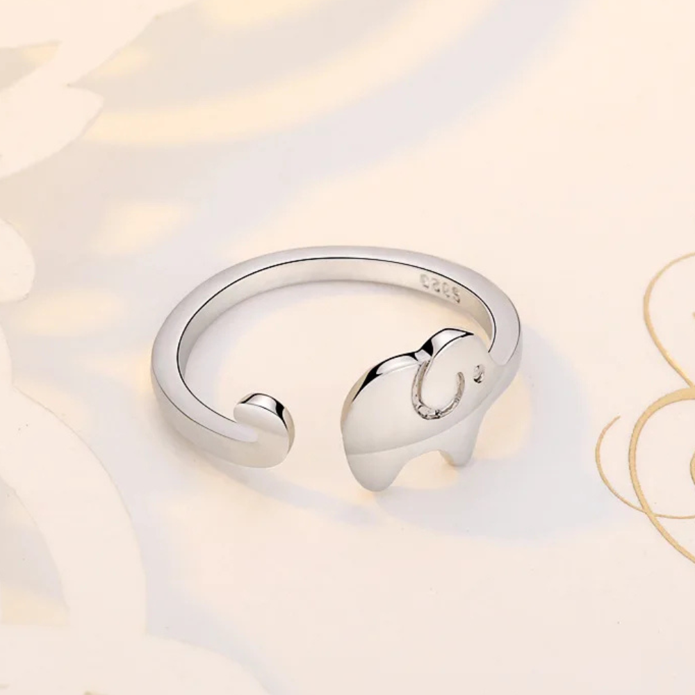Bague Éléphant Argent femme