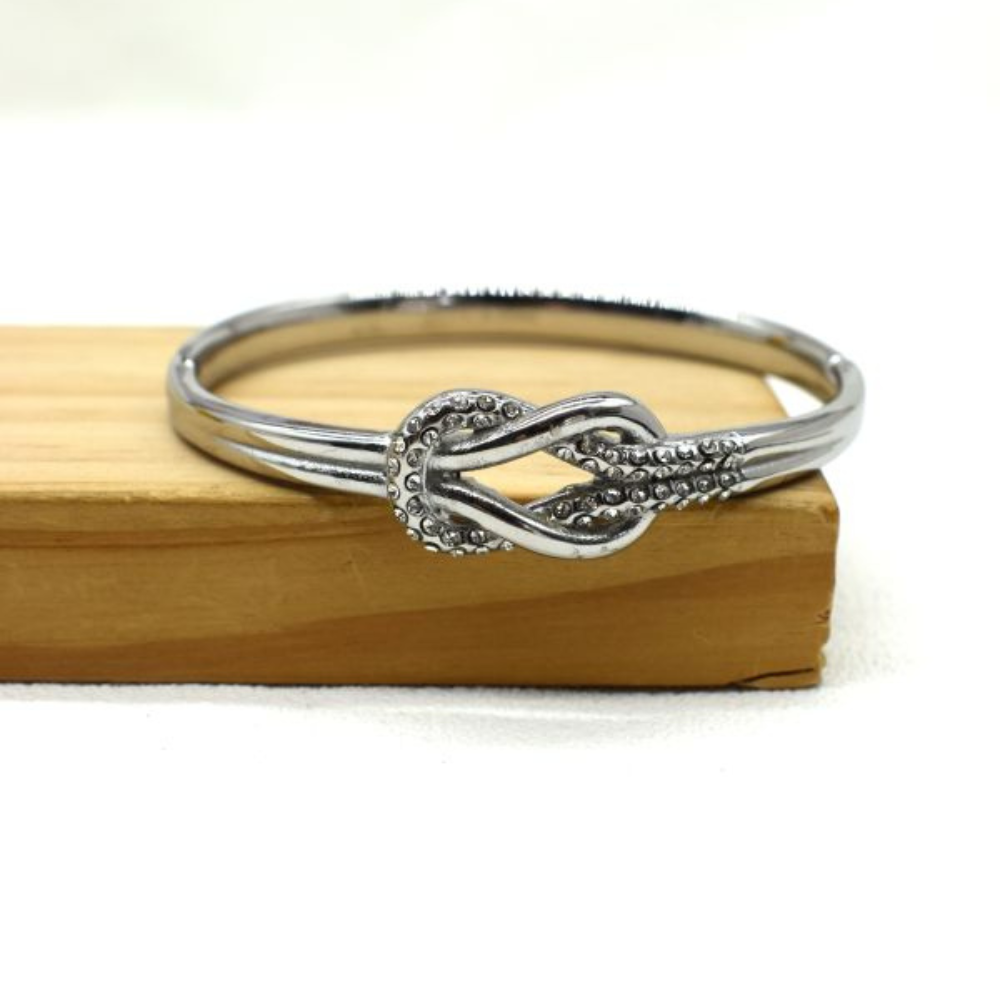 Bracelet Jonc Nœud Strass