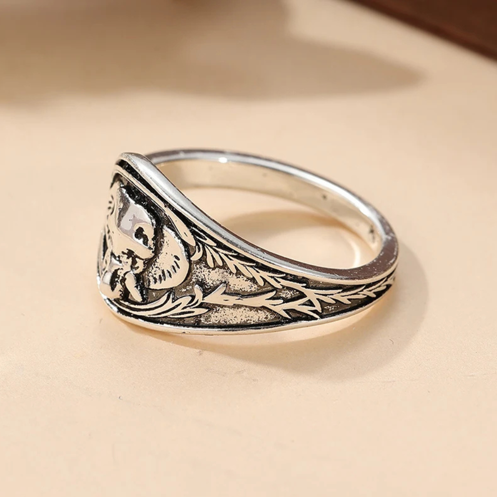 Bague Éléphant Ovale homme
