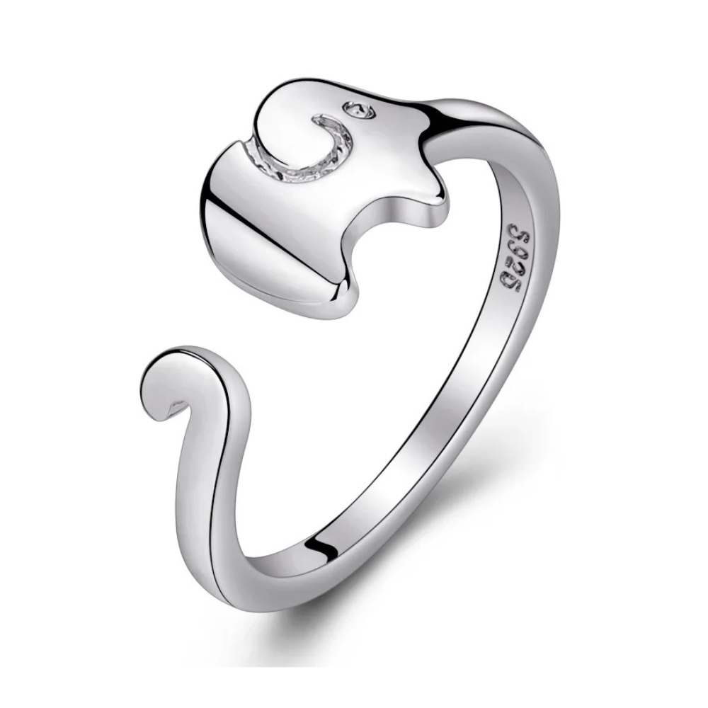 Bague Éléphant Argent