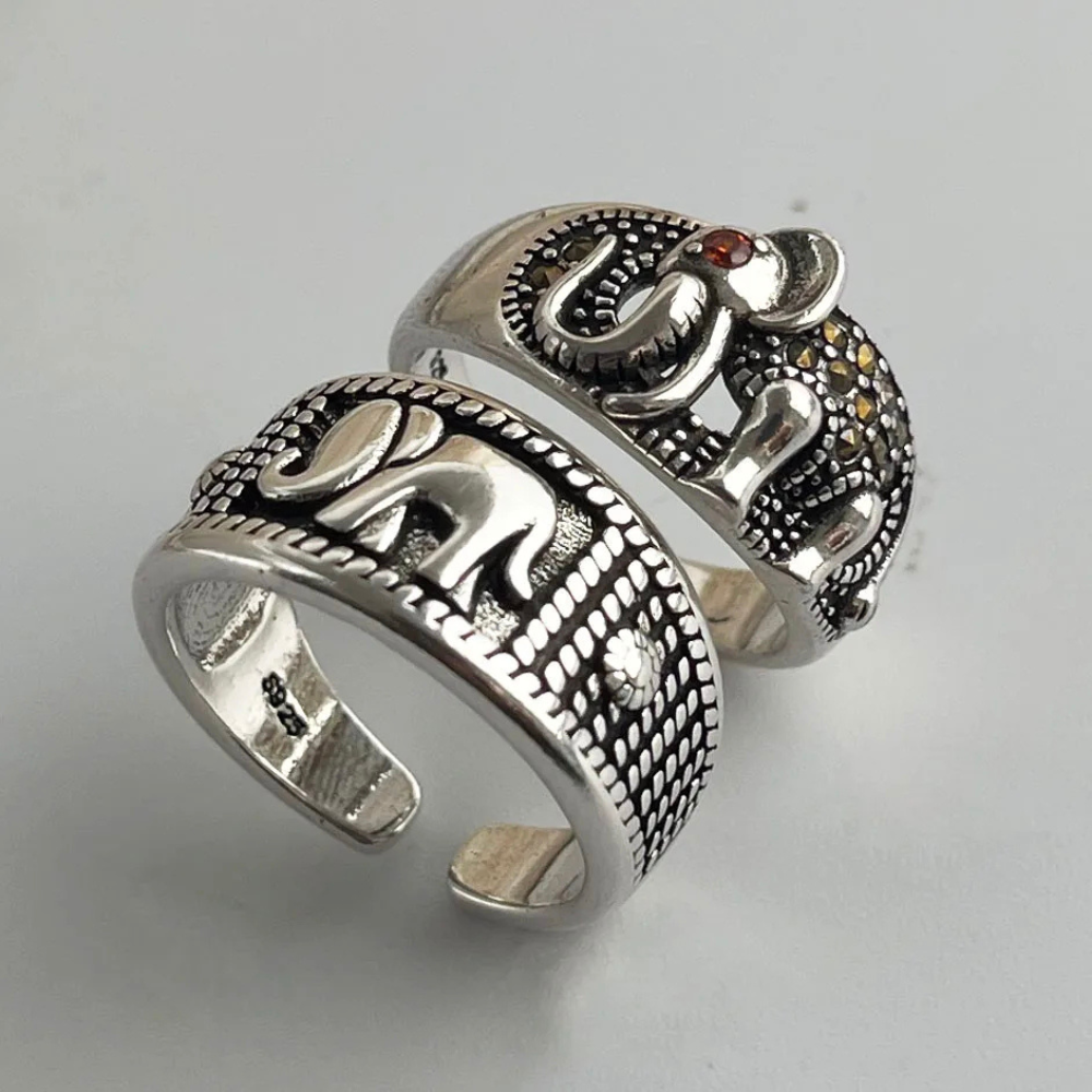 Bague Éléphant Diamants homme