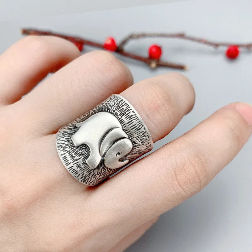 Bague Éléphant Rétro