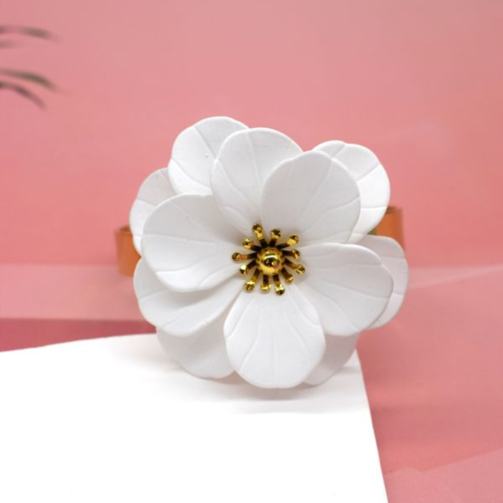 Jonc Fleur Tissu pas cher