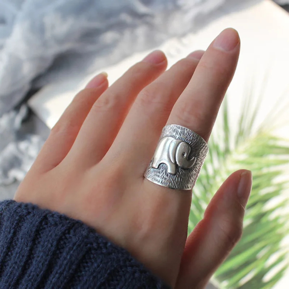 Bague Éléphant Rétro