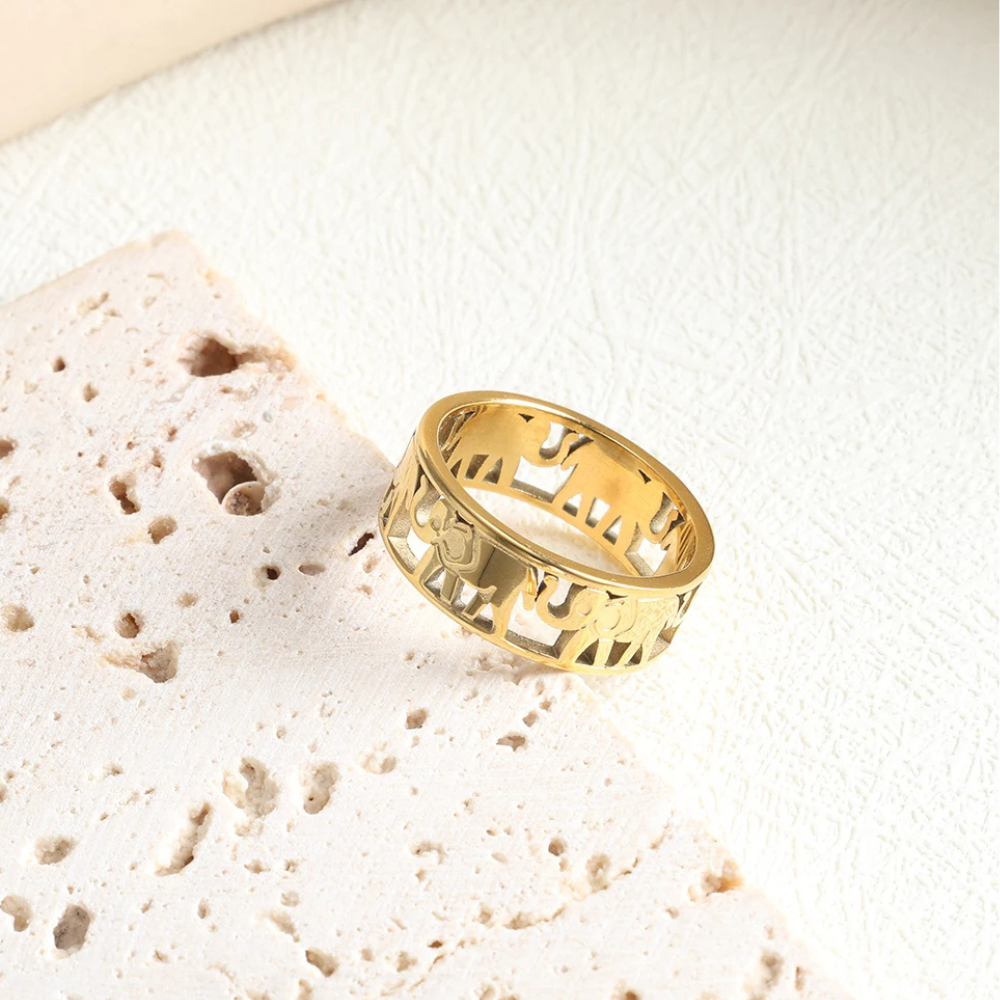 Bague Éléphant Or femme
