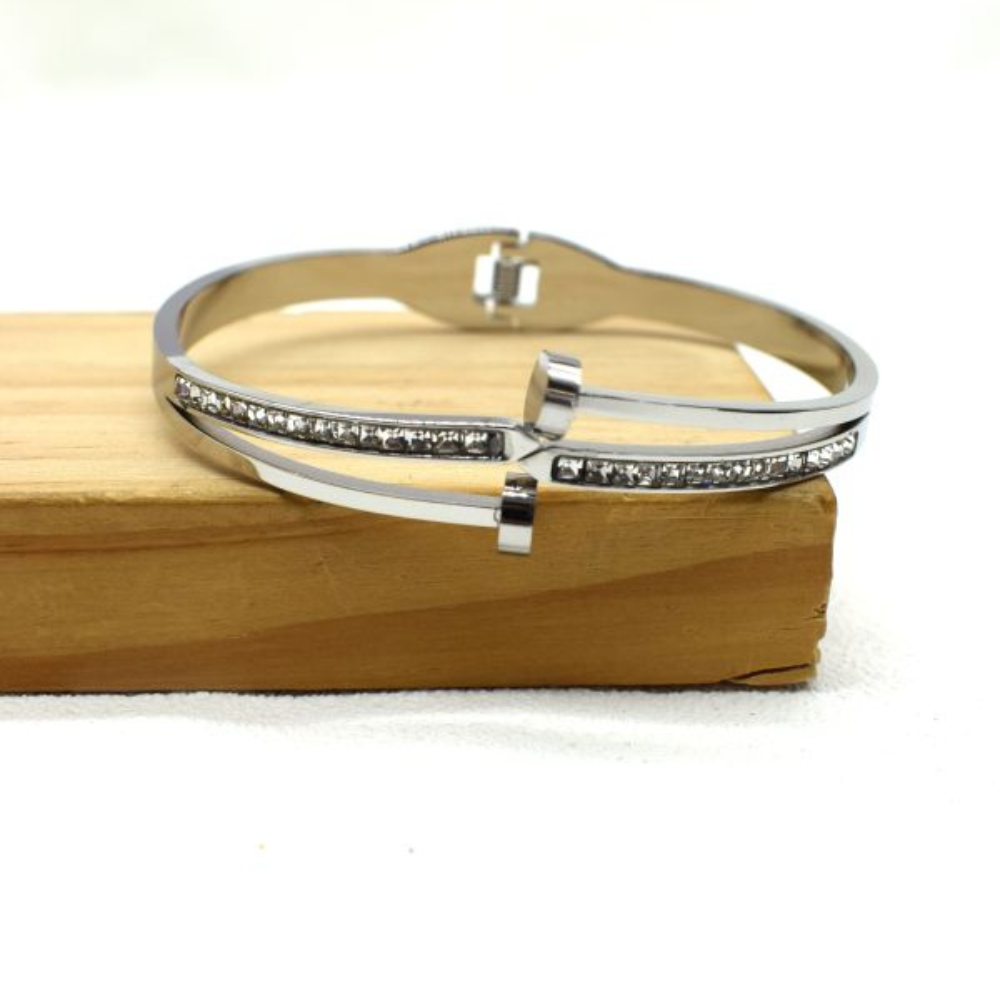 Bracelet Jonc Double Clou
