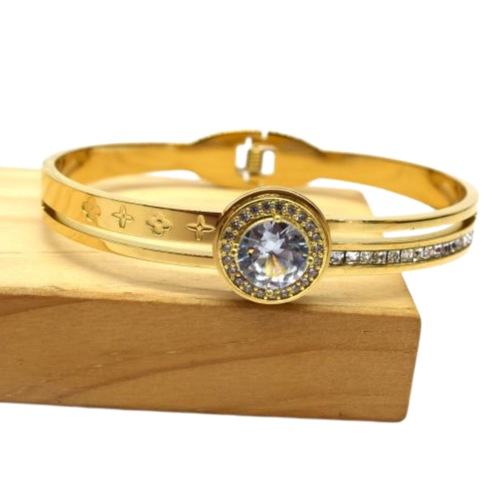 Bracelet Jonc Cercle Strass