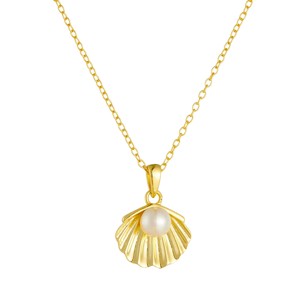 Collier Coquille et Perle
