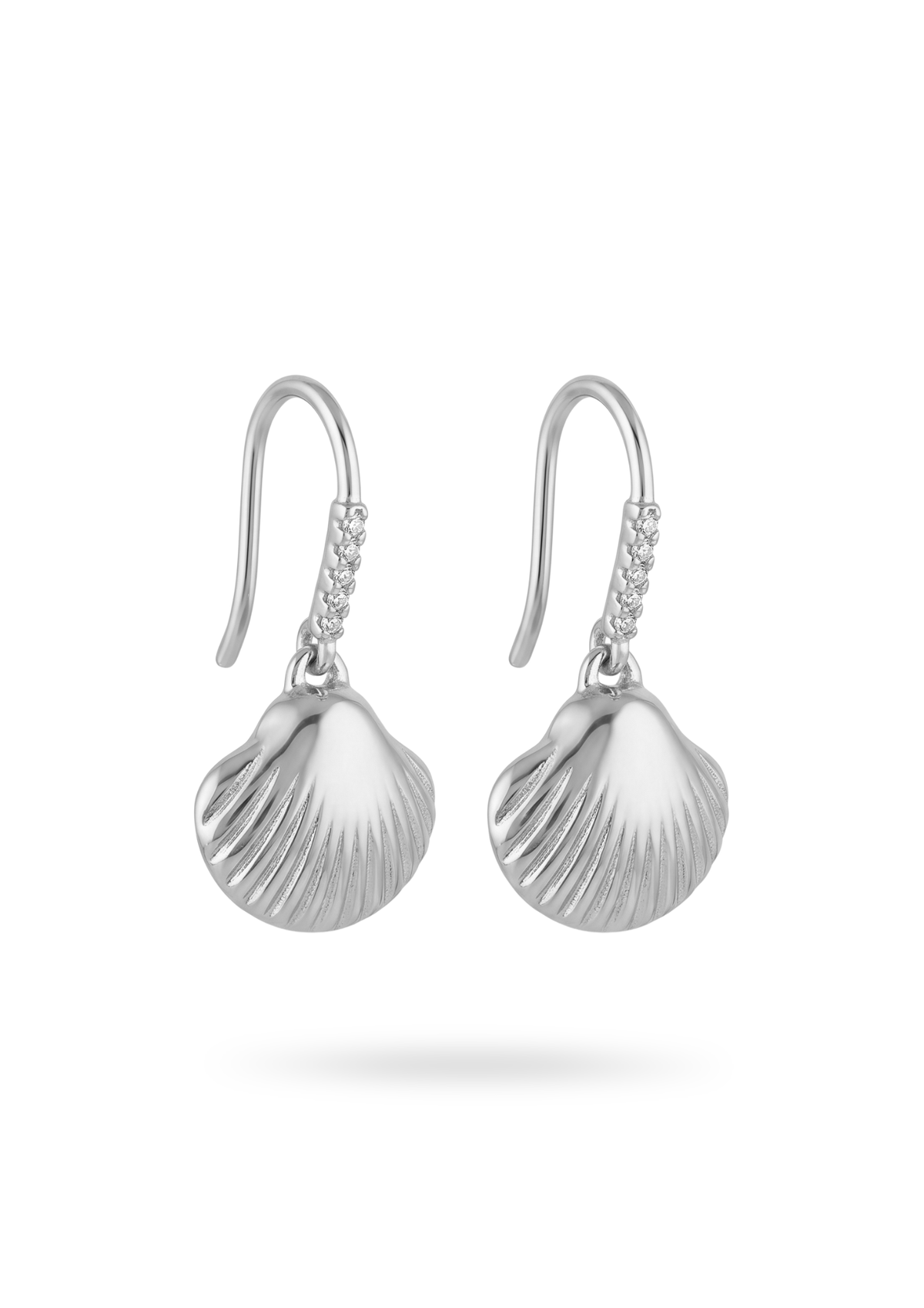 Boucles d'Oreilles Pendantes Coquillage