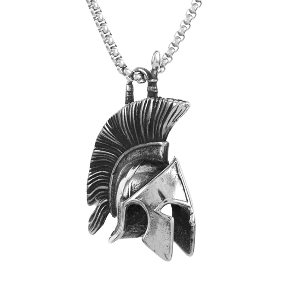 Collier Casque Spartan