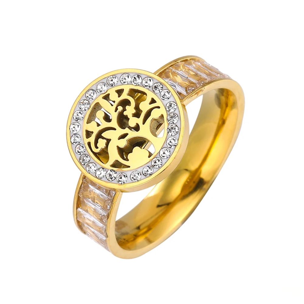 Bague Arbre de Vie Or Jaune