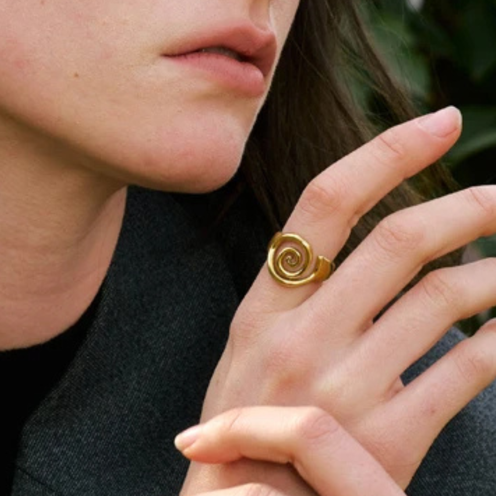 Bague Coquillage Spirale