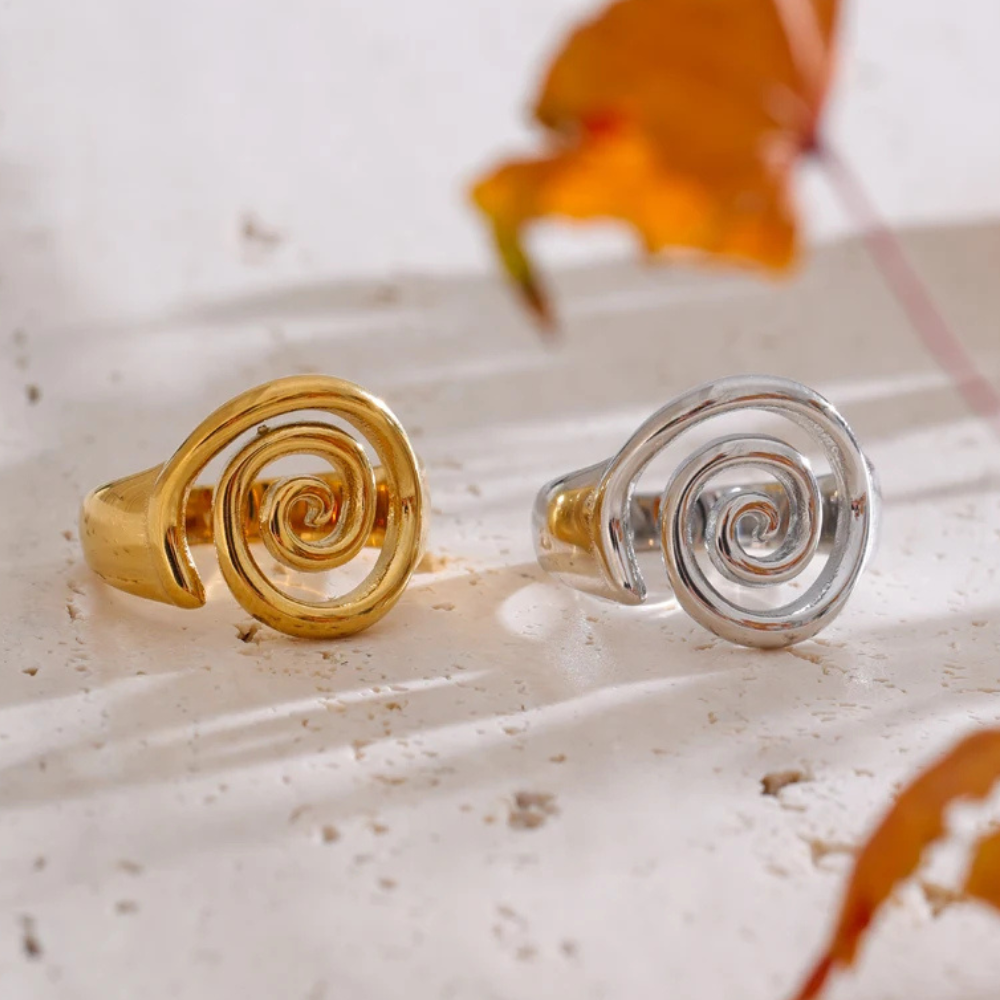 Bague Coquillage Spirale