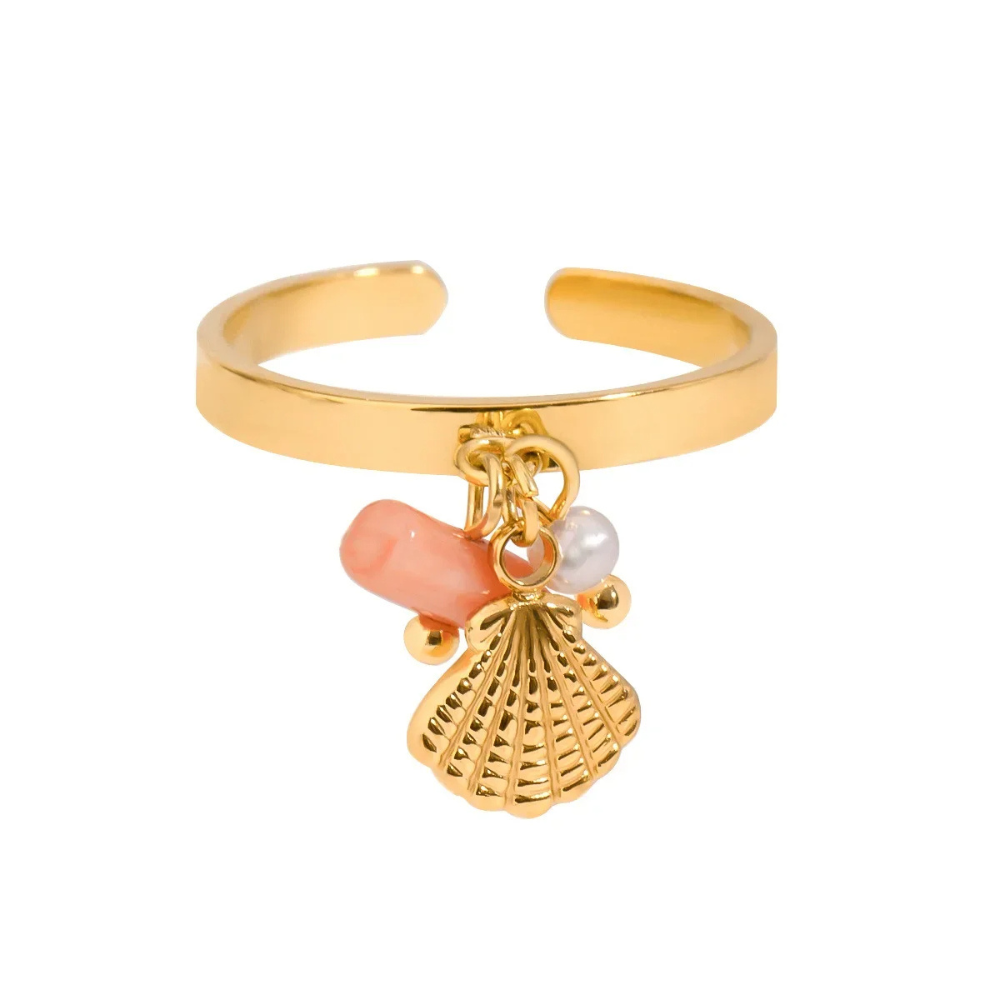 Bague Breloque Coquillage