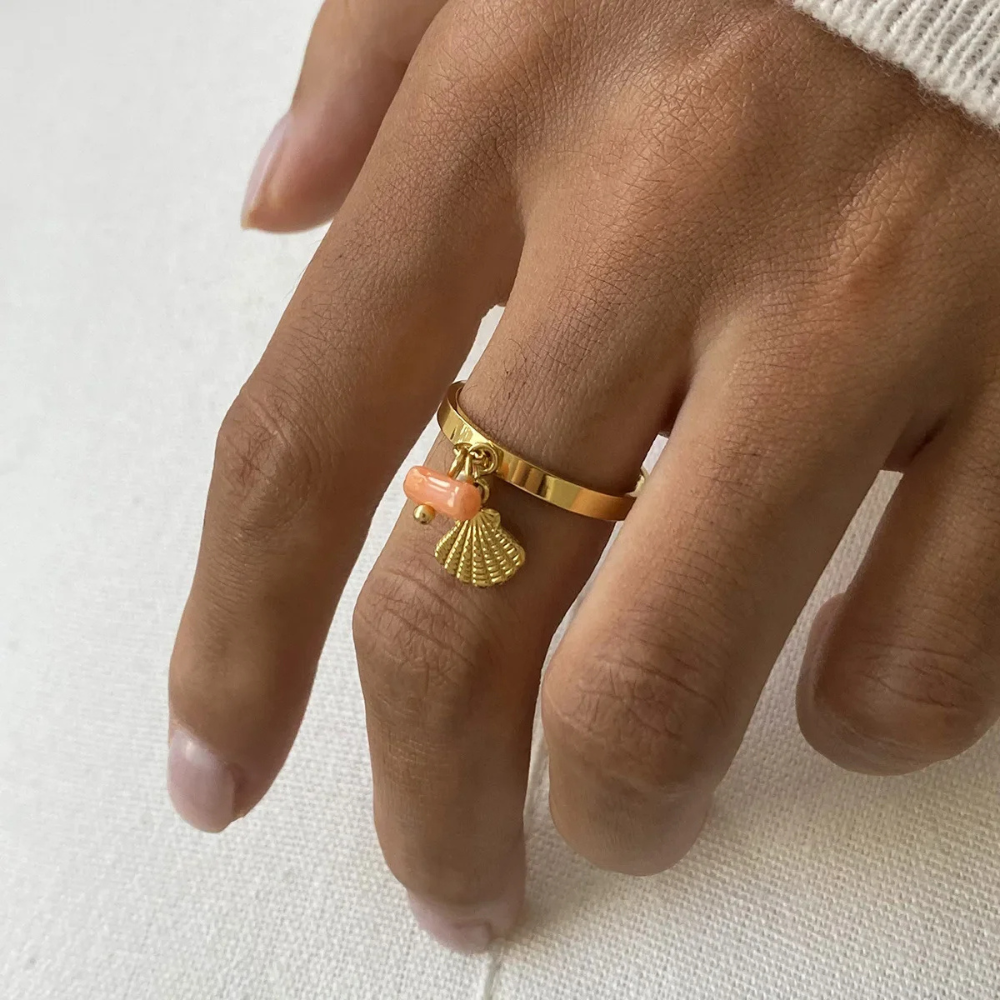 Bague Breloque Coquillage
