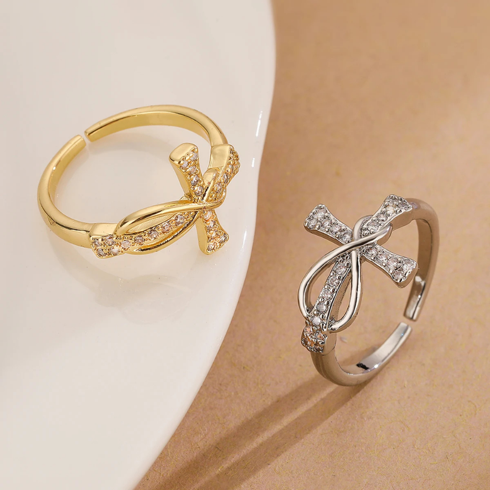 Bague Croix Infini pas cher