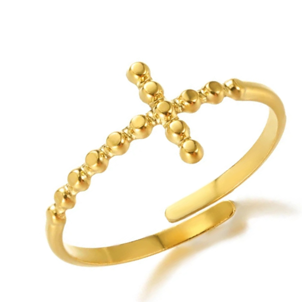 Bague Croix Minimaliste