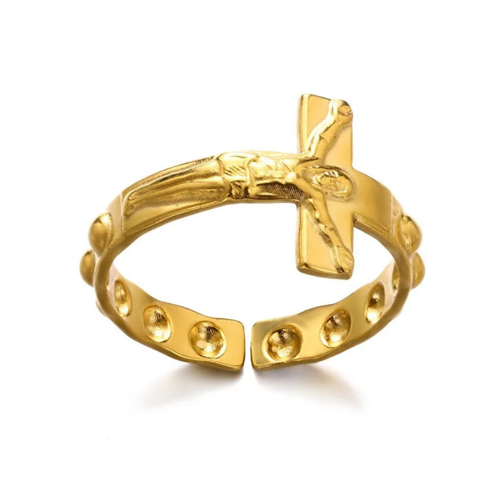 Bague Croix Crucifix