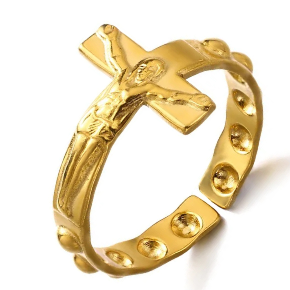 Bague Croix Crucifix