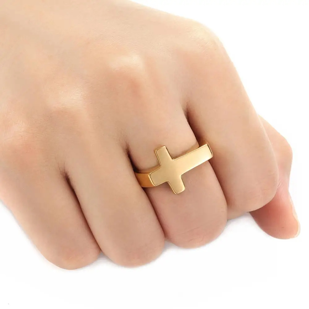 Bague Croix Homme