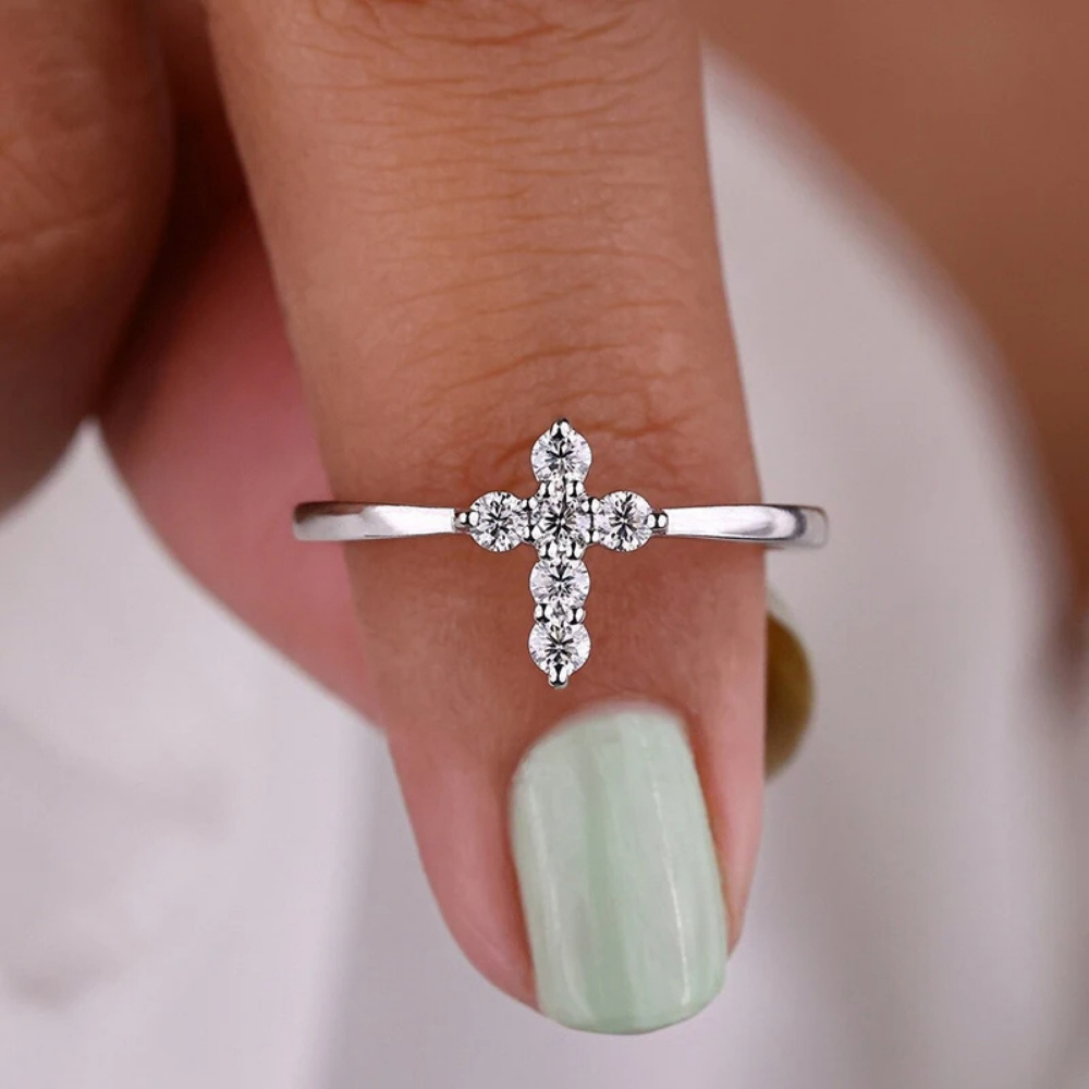 Bague Croix Argent