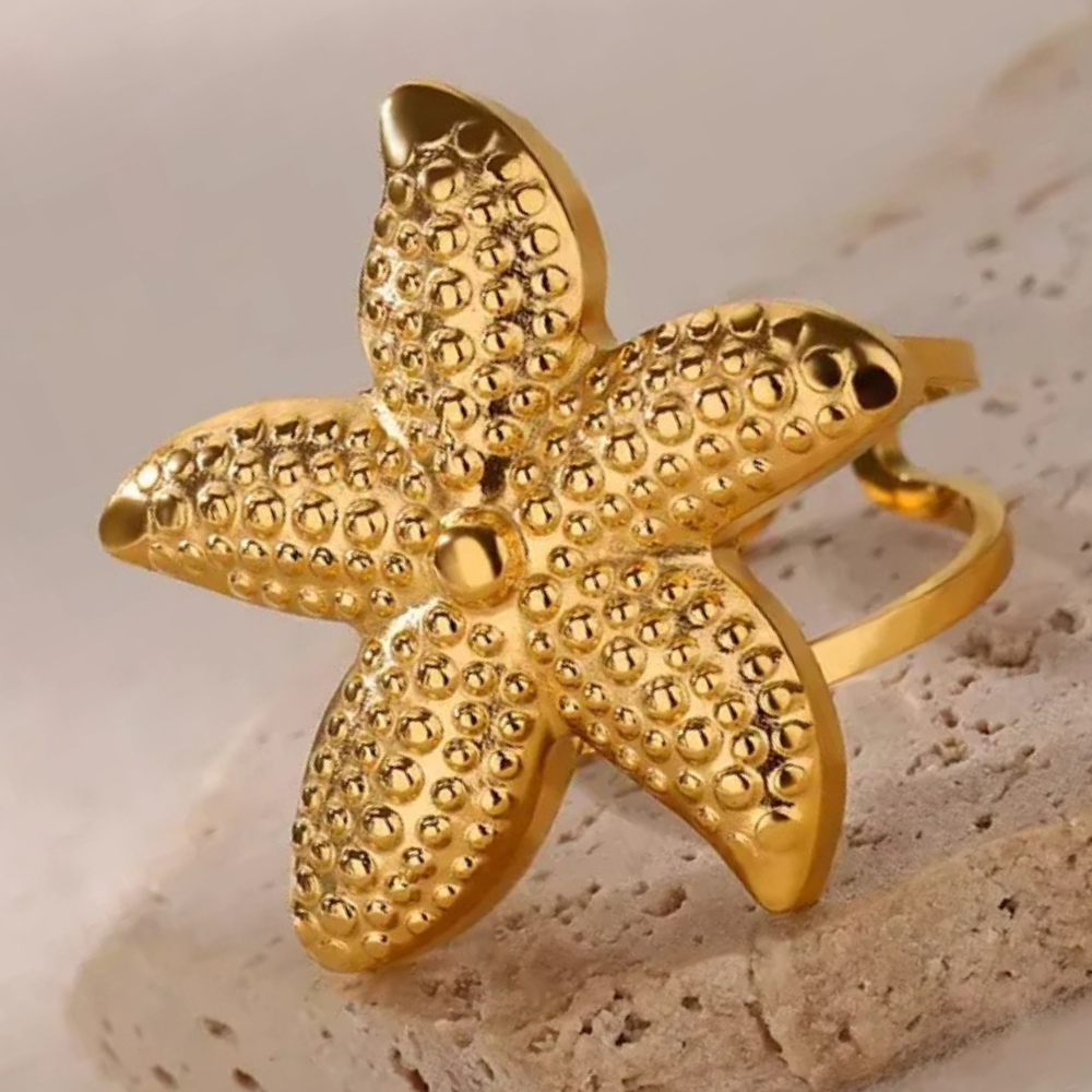 Bague Étoile de Mer XXL pas cher