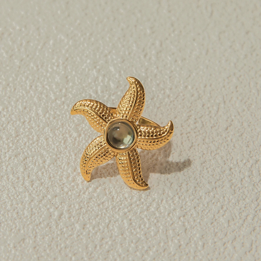 Bague Étoile de Mer Bohème pas cher