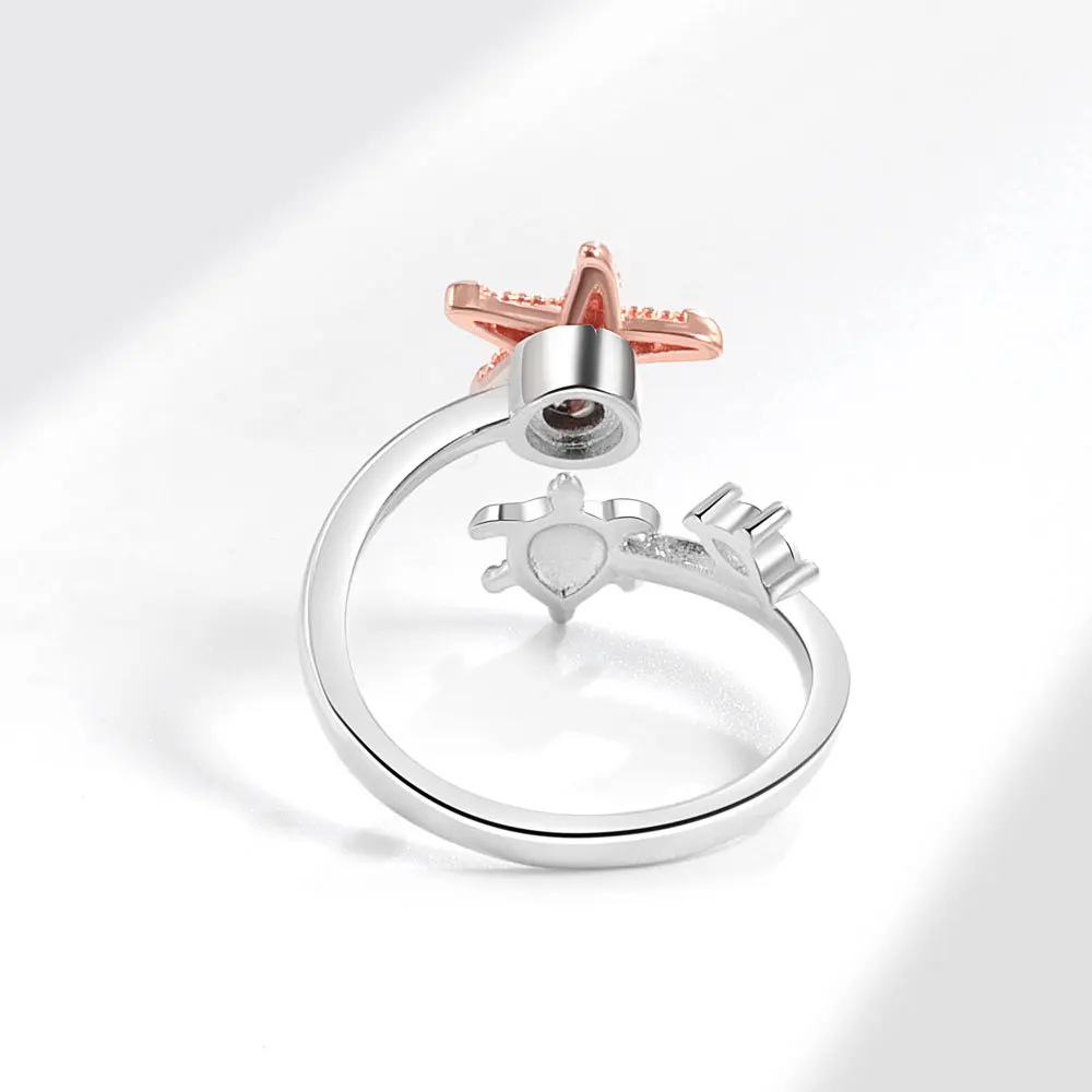 Bague Étoile de Mer Tortue pas cher