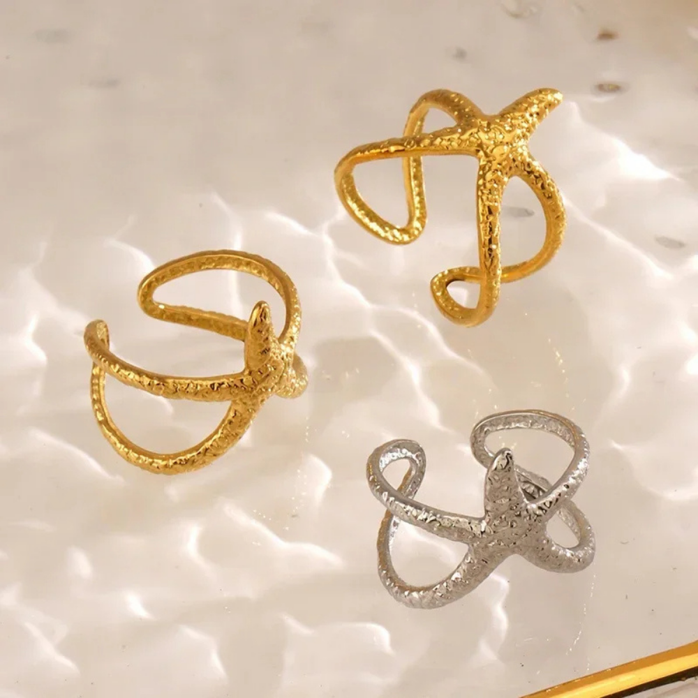 Bague Étoile de Mer Tedance pas cher