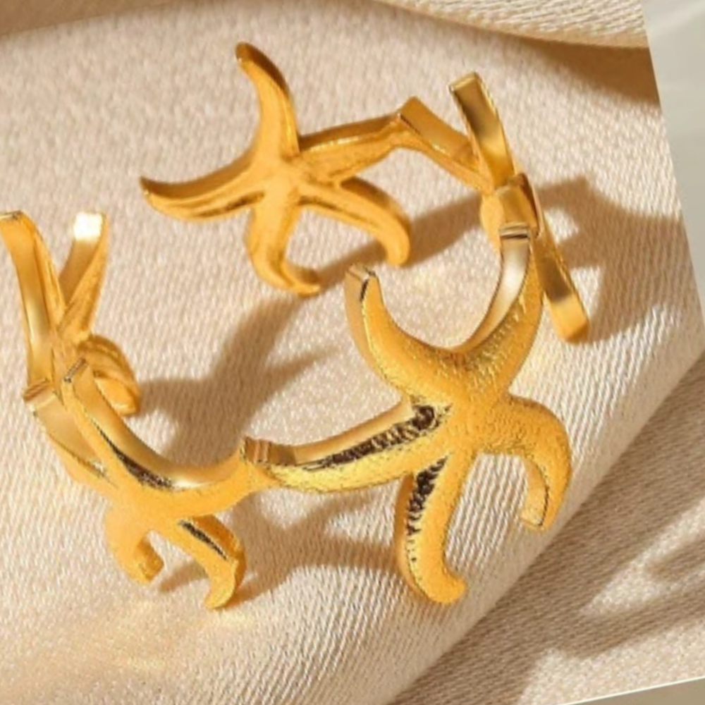 Bague Couronne Étoile de Mer pas cher