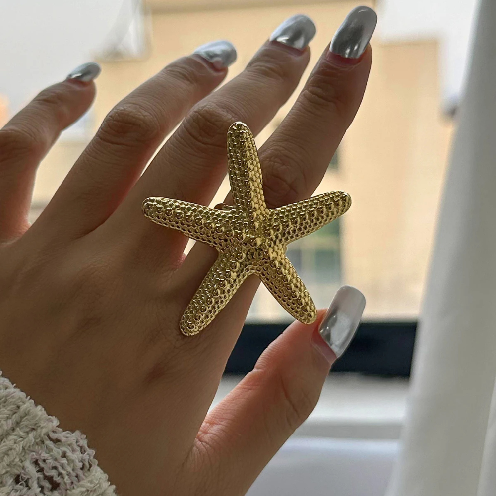 Bague Grosse Étoile de Mer
