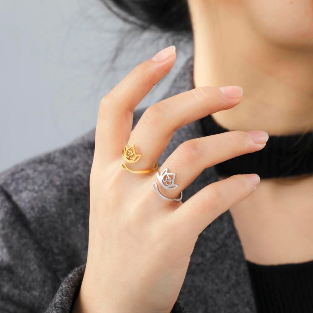 Bague Fleur de Lotus Love Argent