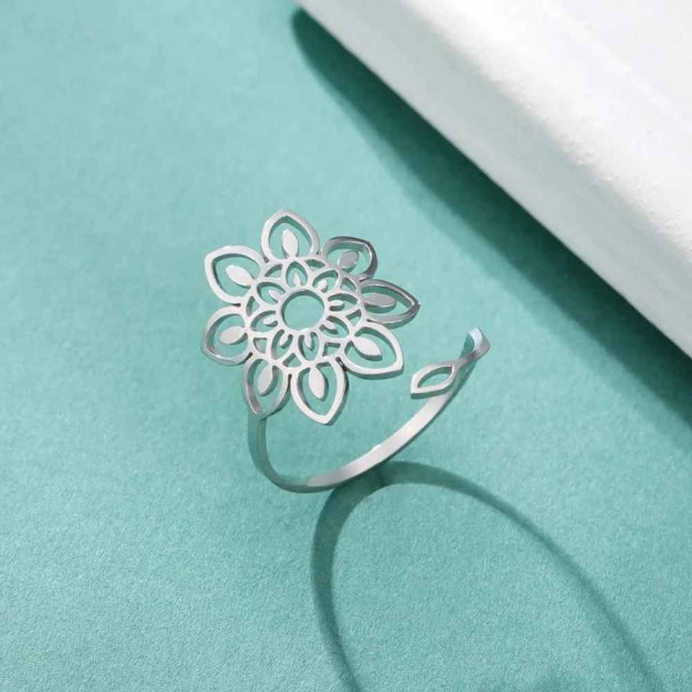 Bague Fleur de Vie Argent