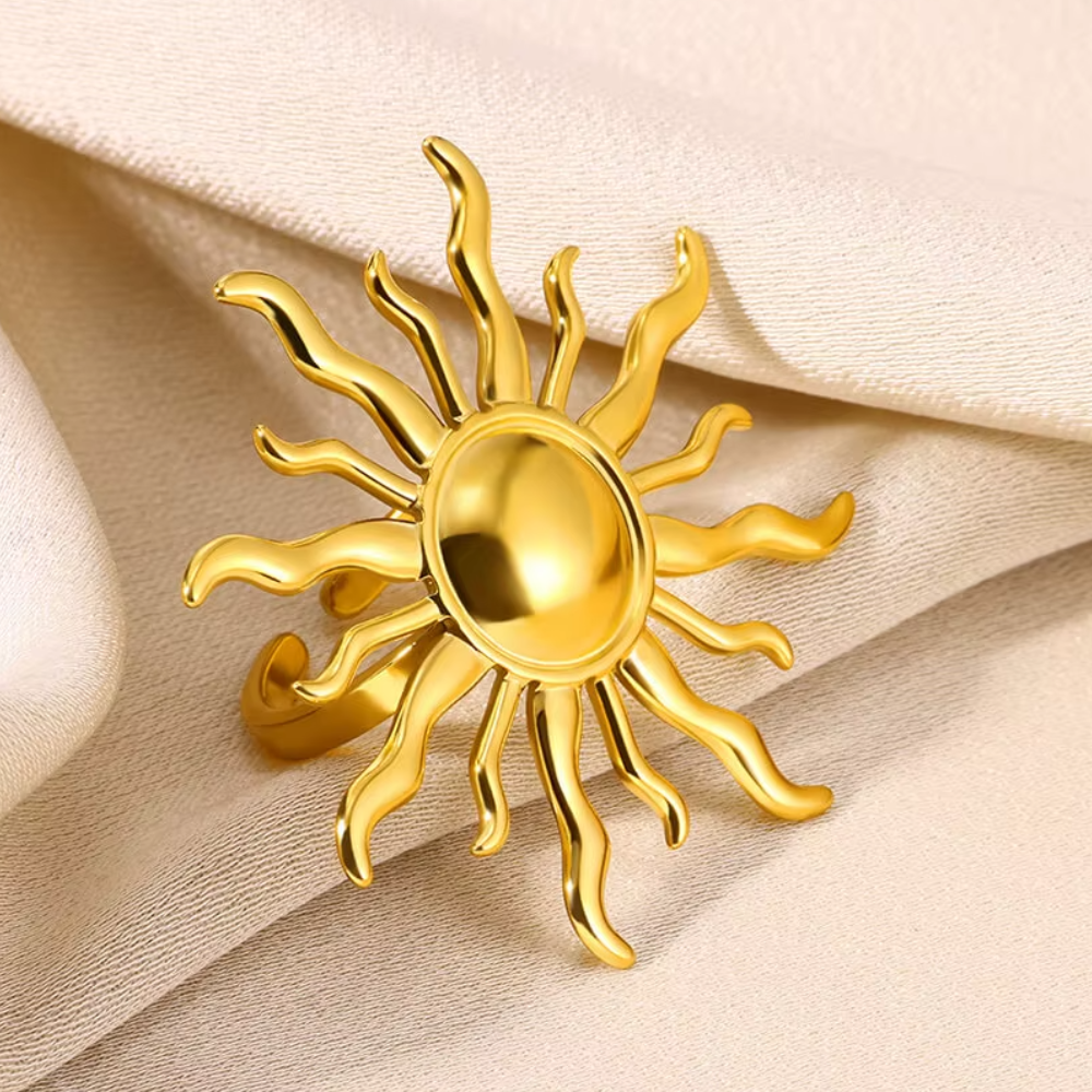 Bague Gros Soleil Métal