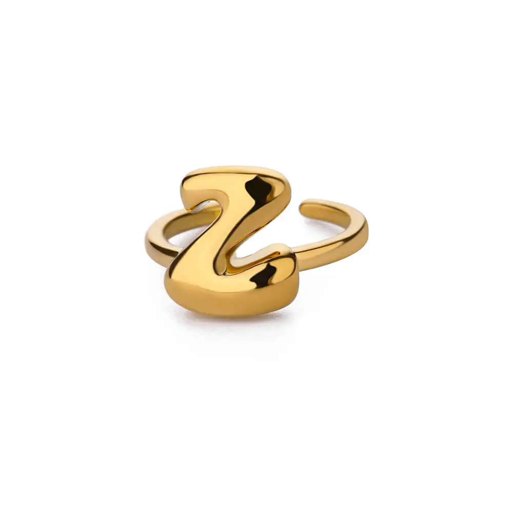 Bague Initiale Z Bubble